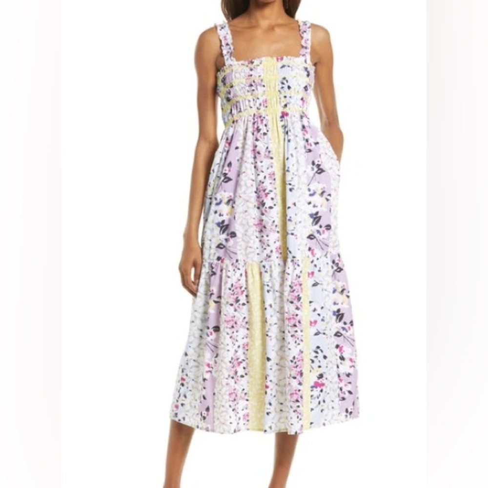 FRENCH CONNECTION
Ekeze River Rhodes Floral Sundress In Yellow